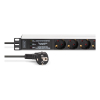 Digitus DN-95441 rozdzielacz zasilania PDU 7 x gniazdo sieciowe 1U Czarny, Srebrny-25391864