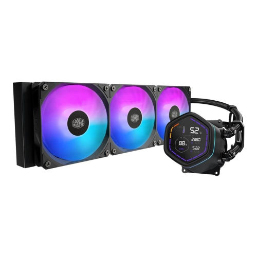 Cooler Master MasterLiquid Core Nex Digital Procesor Zestaw do chłodzenia płynami 12 cm Czarny 1 szt.