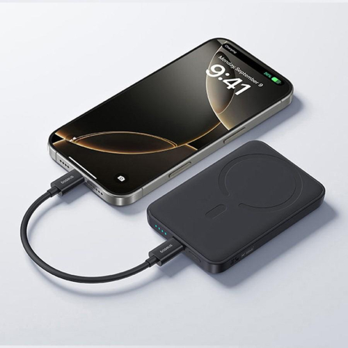 Powerbank Baseus EnerFill FM11 Ultra-Mini 10000mAh 22,5W kompatybilny z MagSafe z kablem Baseus Simple USB-C 20V/3A 30cm
