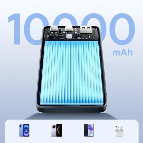 Powerbank Baseus EnerFill FP21 10000mAh 22.5W USB-A - USB-C - czarny-25333617