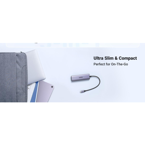 Ugreen Adapter HUB CM511 USB-C do HDMI, 3x USB-A 3.0, SD/TF-25347108