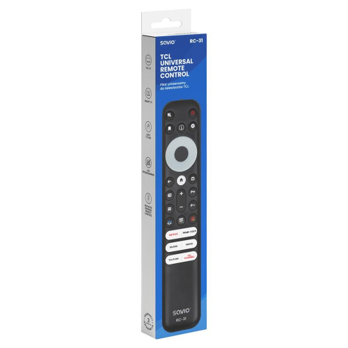 SAVIO PILOT UNIWERSALNY/ZAMIENNIK DO TV TCL RC-31-25362155