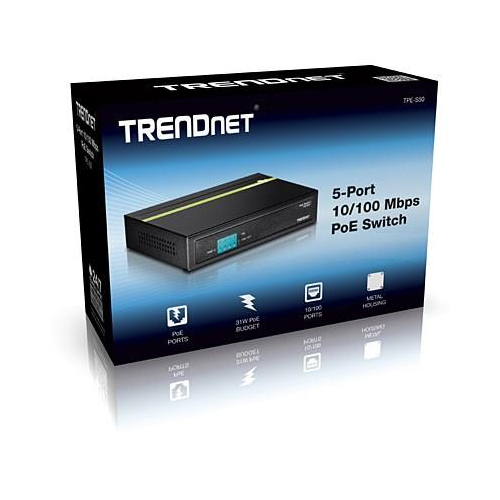 TRENDnet Switch 6 Port 10/100 L2 PoE 31W Metall-25387798