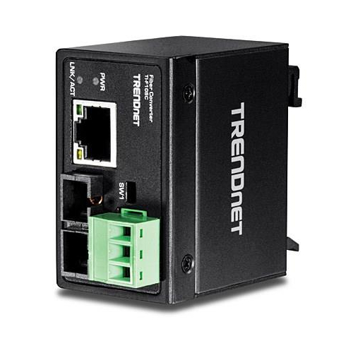 Media konwerter TRENDnet TI-F10SC - Ethernet, Fast Ethernet - 10Base-T, 100Base-FX, 100Base-TX - RJ-45 / SC wielomodowy - do 2 km - 1310 nm