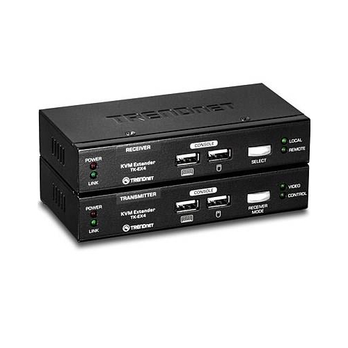 Zestaw rozszerzeń TRENDnet KVM USB Zwiększony zasięg do 100 m