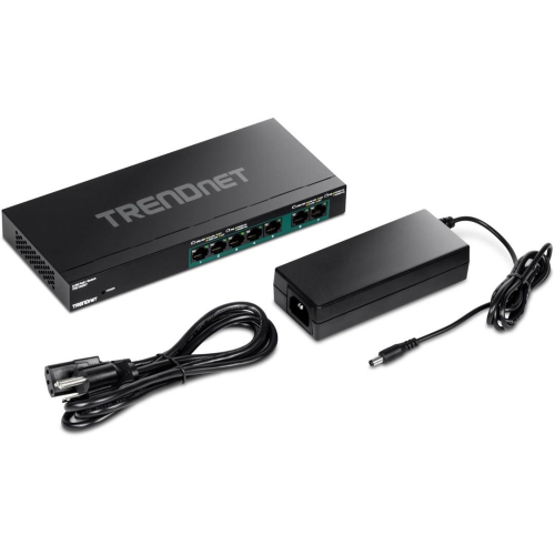 Przełącznik Trendnet TPE-TG327 - 24-portowy Niezarządzany, Gigabit Ethernet (10/100/1000), Power over Ethernet (PoE),