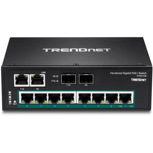 Trendnet TI-PG102, Niezarządzany, Gigabit Ethernet (10/100/1000), Pełny dupleks, Power over Ethernet (PoE), Możliwoś
