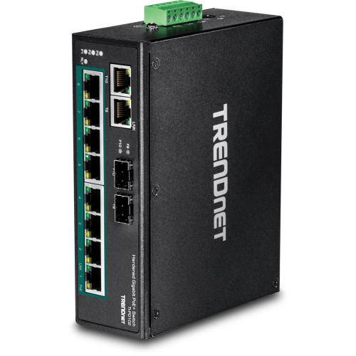 Trendnet TI-PG102, Niezarządzany, Gigabit Ethernet (10/100/1000), Pełny dupleks, Power over Ethernet (PoE), Możliwość montażu na ścianie