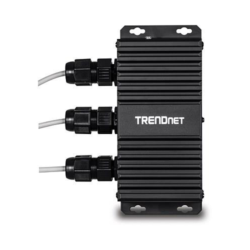 TRENDnet 2-portowy przemysłowy zewnętrzny przedłużacz Gbit UPoE 100m-25388151
