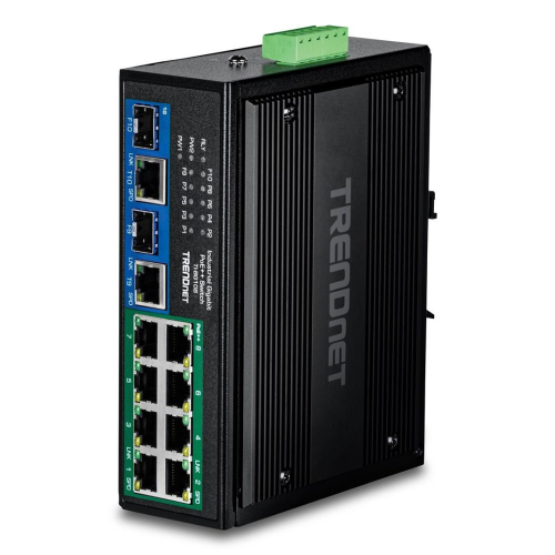 Switch TRENDnet 10-PORT PRZEMYSŁOWY GIGABIT 400W