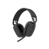 Logitech Zone Vibe Wireless Zestaw słuchawkowy Bezprzewodowy Opaska na głowę Połączenia/muzyka USB Type-C Bluetooth Grafitowy