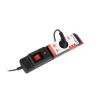 Listwa przeciwprzepięciowa M3 Multi 4.5m czarna (3 gniazda)-25482560
