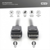 Kabel połączeniowy DisplayPort z zatrzaskami 8K 30Hz UHD Typ DP/DP M/M czarny 2m-25482748
