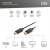 Kabel połączeniowy DisplayPort z zatrzaskami 8K 30Hz UHD Typ DP/DP M/M czarny 2m-25482749