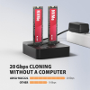 ADSA-M2C22L Stacja dokująca USB-C 3.2 Gen2x2 - 2 x NVMe M.2 20Gbps-25487453
