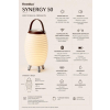 Lampa LED z głośnikiem i coolerem na napoje Synergy 50 biała-25491844