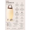 Lampa LED z głośnikiem i coolerem na napoje Synergy 65 biała-25491857