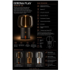 Lampa przenośna z głośnikiem Serena Play brązowa-25492085
