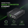 Dwukierunkowy media konwerter SWITCH Ethernet 2xRJ45 2xSFP | 1000Mb/s | 5V-25493167