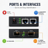 Dwukierunkowy media konwerter SWITCH Ethernet 2xRJ45 2xSFP | 1000Mb/s | 5V-25493169