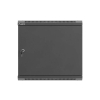 Szafa instalacyjna rack wisząca 19 cali 9U 540x350mm czarna drzwi pełen metal (flat pack)-25497118