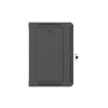 Szafa instalacyjna rack wisząca 19 cali 9U 540x350mm czarna drzwi pełen metal (flat pack)-25497119