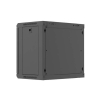 Szafa instalacyjna rack wisząca 19 cali 9U 540x350mm czarna drzwi pełen metal (flat pack)-25497124
