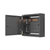 Szafa instalacyjna TPR 10 cali z płytą MESH 340x340x140mm czarna (złożona)-25497134