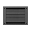 Szafa instalacyjna TPR 10 i 19 cali z płytą MESH 560x420x180 czarna (złożona)-25497185