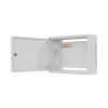 Szafa instalacyjna TPR 10 i 19 cali z płytą MESH 560x420x180mm szara (złożona)-25497194