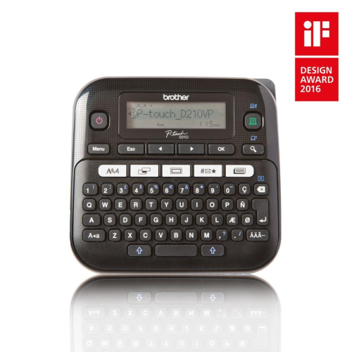 Brother PT-D210VP drukarka etykiet Termotransferowy 180 x 180 DPI 20 mm/s QWERTY-25405155