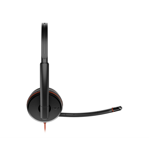 Poly Blackwire 3225 Stereo USB-C Headset +3.5mm Plug +USB-C/A Adapter (Bulk)-25406429
