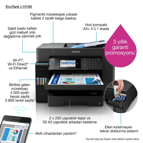 Epson Drukarka MFP ITS L15160 A3+-25407266