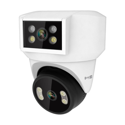 Kamera WiFi Kruger&Matz Connect C180 2x Obiektyw PTZ 360° 2K Tuya Smart Life Kolor Nocą Audio AI
