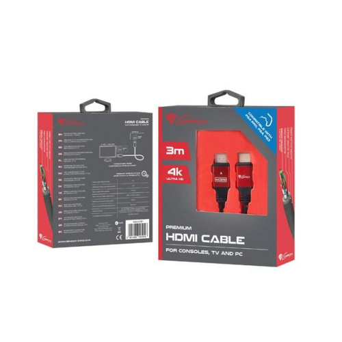 Kabel HDMI-HDMI V2.0 3M 4K High Speed Premium do PS4/PS3 Genesis-25482665