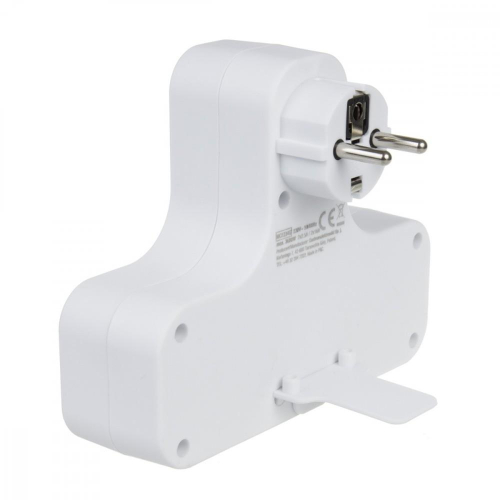 Gniazdko prądowe x4 z wyłącznikiem typ F MCE224 G-25483354
