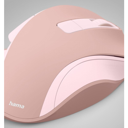 Mysz bezprzewodowa WM-500 różowa-25484769