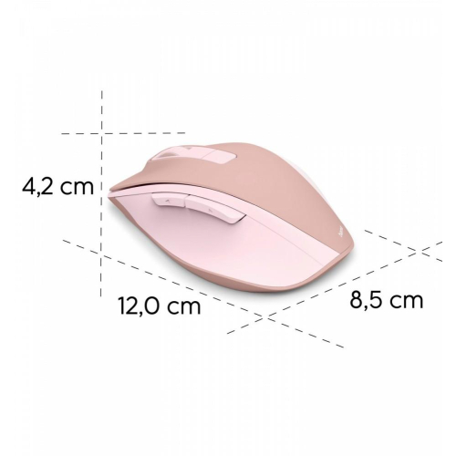 Mysz bezprzewodowa WM-500 różowa-25484775