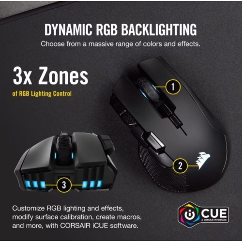 Mysz gamingowa Ironclaw Wireless RGB Black-25486044