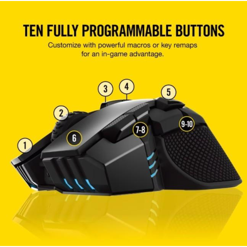 Mysz gamingowa Ironclaw Wireless RGB Black-25486045