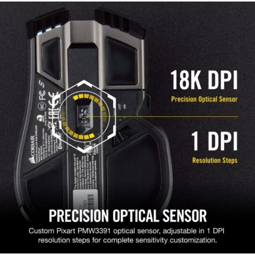 Mysz gamingowa Ironclaw Wireless RGB Black-25486046