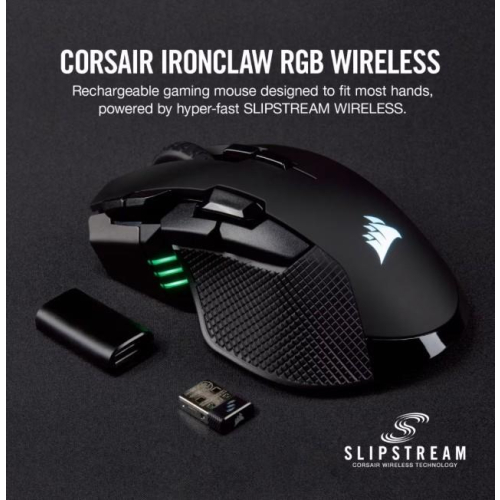 Mysz gamingowa Ironclaw Wireless RGB Black-25486048