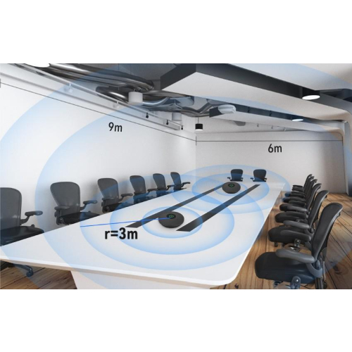 RM702 Mikrofon dokólny do sal konferencyjnych - biały-25486498