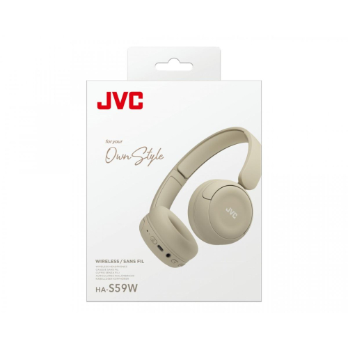 Słuchawki bezprzewodowe HA-S59W beżowe-25487112