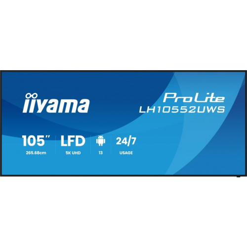 Monitor wielkoformatowy 105 cali ProLite LH10552UWS-B1AG 21:9(5K),24/7,IPS,HDMI,500cd,8ms