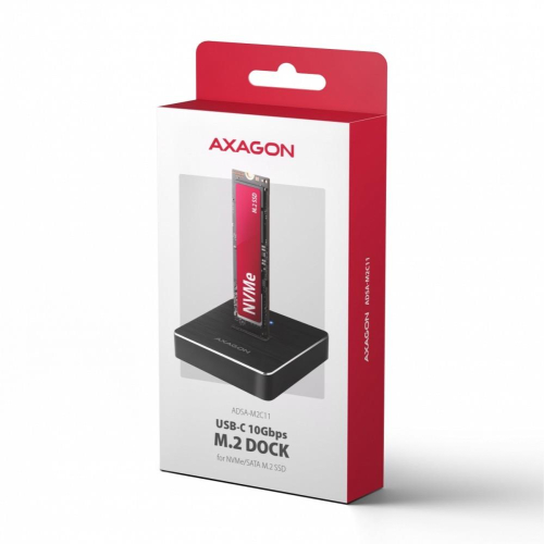 ADSA-M2C11 Stacja dokująca USB-C 3.2 Gen 2 ALU - 1 x NVMe /SATA M.2 10Gbps-25487438