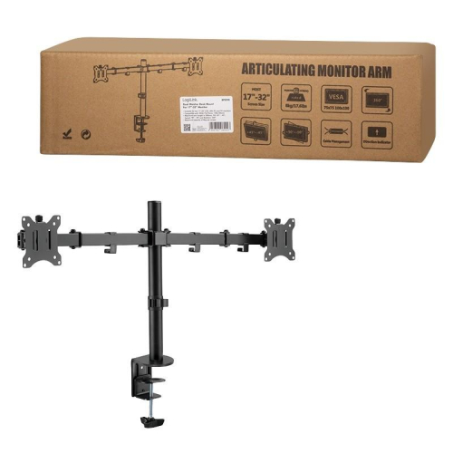 Uchwyt do 2 x monitor 17-32 cali, ramie 390 mm-25487474