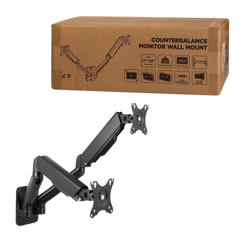Uchwyt ścienny 2x 17-32 cali, max 2x9kg-25487500