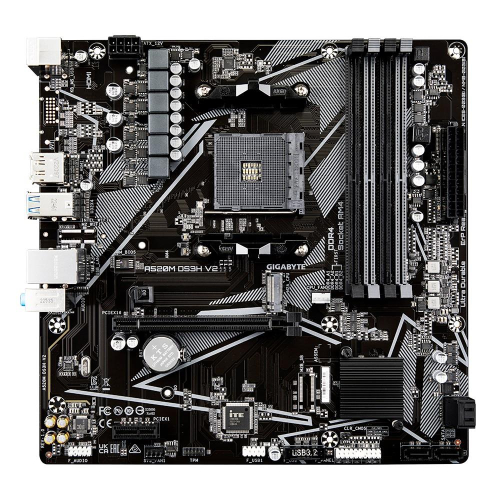 Płyta główna A520M DS3H V2 AM4 4DDR4 HDMI/DP mATX-25487618
