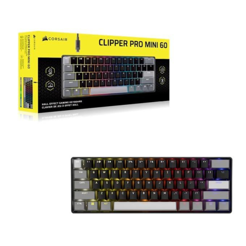 Klawiatura gamingowa Clipper Pro Mini 60 Core czarna-25488146